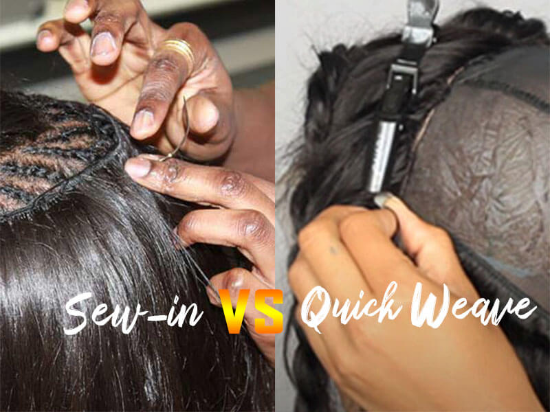 Is a quick weave better than a sew-in weave method for beginners