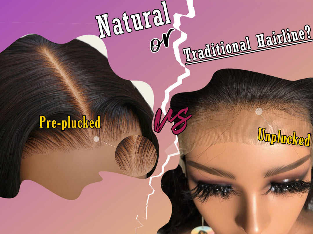 Pre plucked wig vs unplucked wig - which has the most realistic hairline?