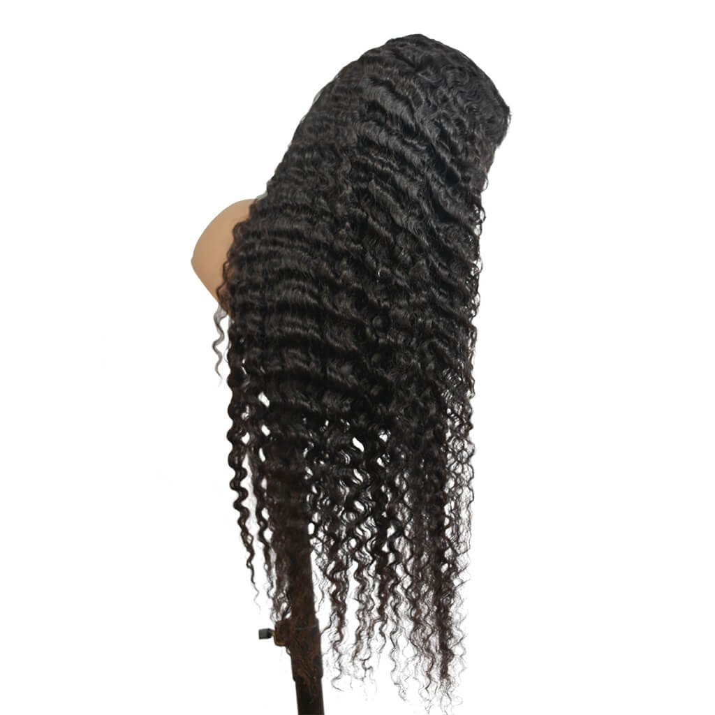 Burmese curly 13x4 HD frontal wig