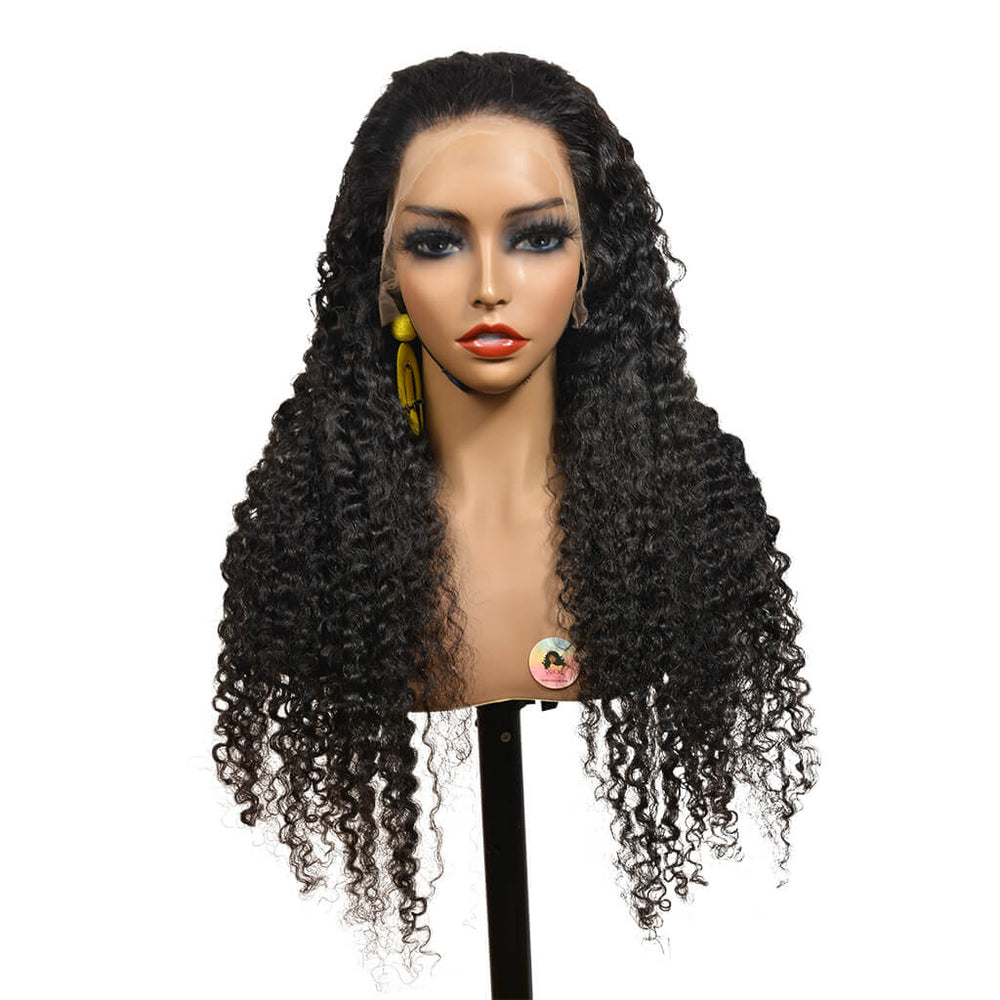 Burmese curly 360 lace wig