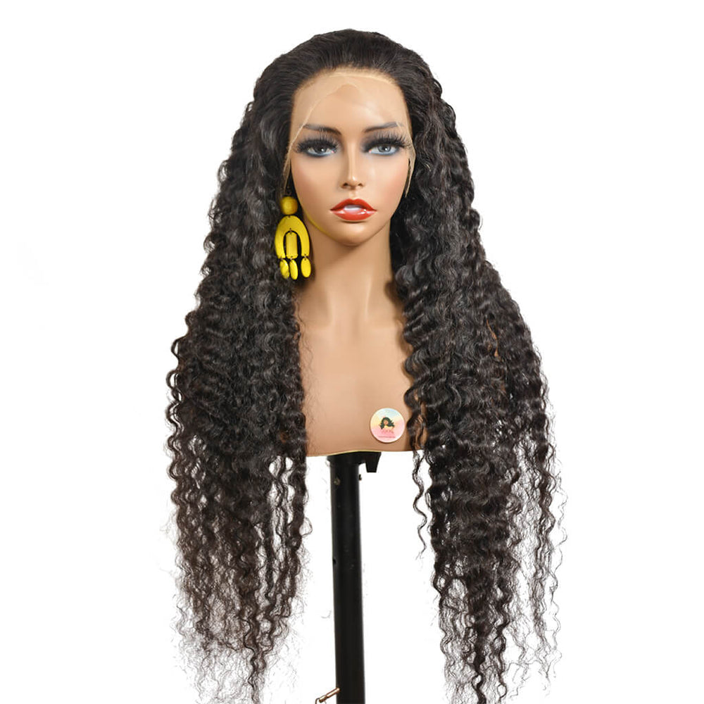 Burmese curly lace frontal wig