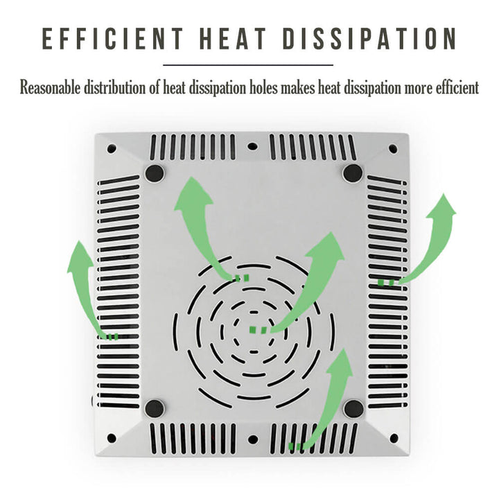 nail dust collector with efficient heat dissipation holes