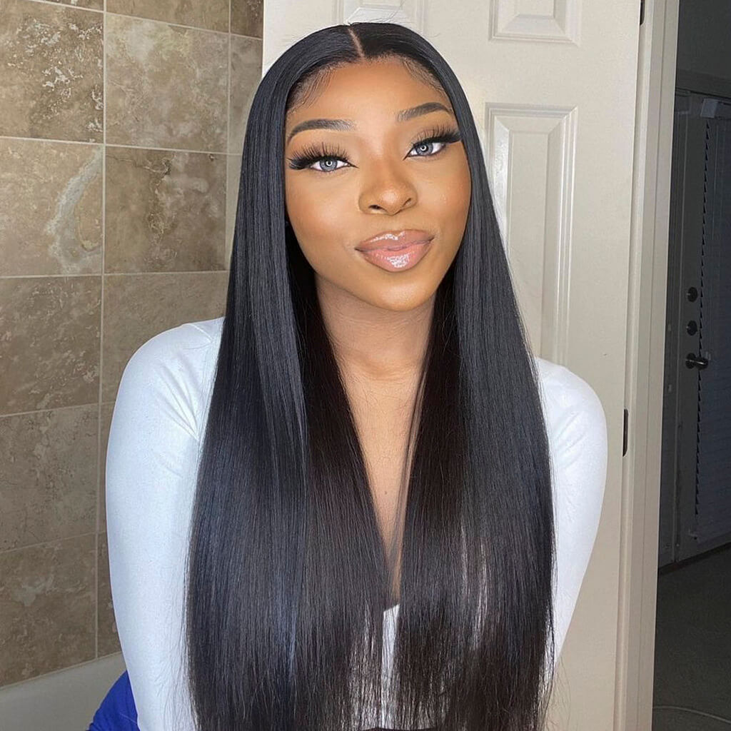 Straight 360 lace frontal wig