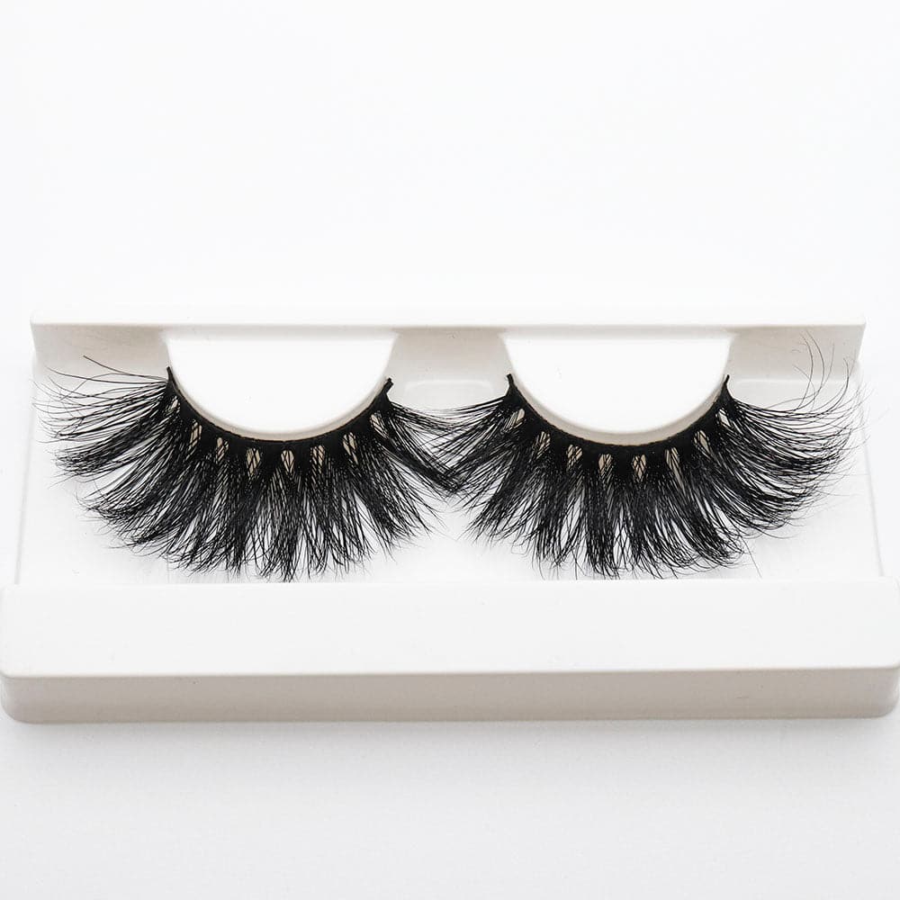 25mm Long Mink Hair Messy Multilayer Cross 3D False Eyelashes EL-002